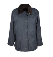 Image for Womens Countrygirl Navy Blue Wax Jacket by Oxford Blue