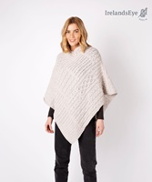 Image for Elm Patchwork Poncho, Silver Marl