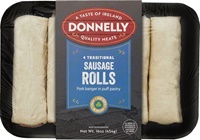 Image for Donnelly Traditional Sausage Rolls 4pk