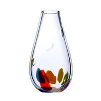 Image for Irish Handmade Glass Wildflower Large Vase