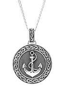 Image for Spirit of the Celt Earth Collection Sterling Silver Gents Anchor Pendant