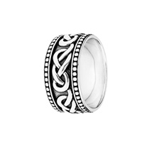 Spirit of the Celt Earth Collection Sterling Silver Gents Celtic Band