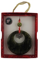 Image for Connemara Marble Shamrock Charm Tree Hanging Decoration