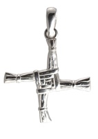 Image for Precious Ireland Sterling Silver Med St Brigid Necklace