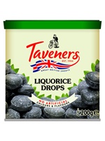 Image for Taveners Licorice Drops 200g