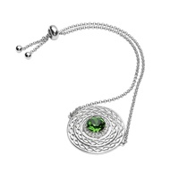 Image for Sterling Silver Celtic Halo Bracelet Adorned with Swarovski Crystals