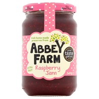 Image for Abbey Farm Raspberry Extra Fruit Irish Jam 340g