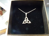Image for Precious Ireland Trinity with Trins At Each End Pendant