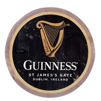 Image for Guinness Harp Wooden Bottle Top