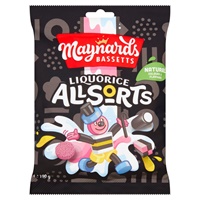 Image for Maynards Bassetts Liquorice Allsorts Sweets Bag 190g
