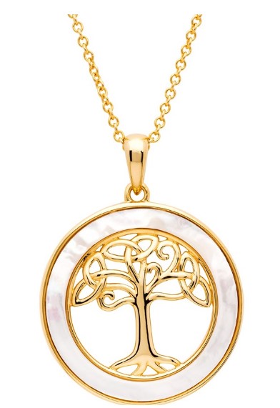14K Gold Tree of Life Necklace 