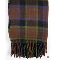 County Laois Tartan Lambswool Scarf