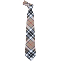 Image for Thompson Camel Tartan Wool Necktie