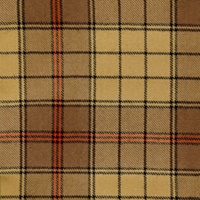 Ulster Gold Tartan Wool Necktie