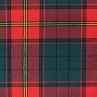 Ulster Red Tartan Wool Necktie