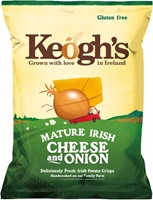 Keoghs Mature Irish Cheese and Onion Crisps 50 g