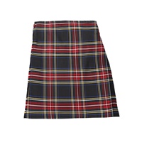 Image for Gents Full Deluxe Kilt Stewart Black