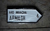 Irish County Roadsign, Co Armagh