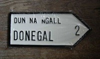 Image for Irish County Roadsign, Co Donegal