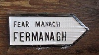 Image for Irish County Roadsign, Co Fermanagh