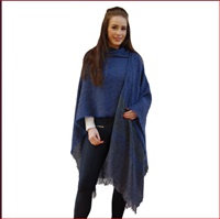 Image for Celtic Ruana Mountain Blue - Kerry Woollen Mills