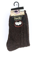 Image for Grange Craft Jacobs Sheep Irish Socks, Salthill Brown