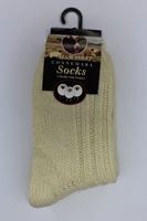 Image for Grange Craft Connemara Flecks Socks, Light Blue and  Red