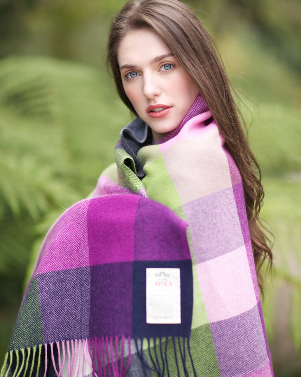 Avoca Handweavers Pioneer Lambswool Throw K Irish Jewelry Irish