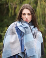 Image for Avoca Handweavers Denim Lambswool Throw K