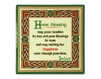 Image for Home Blessing Ceramic Coaster