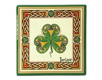 Shamrock Ceramic Coaster