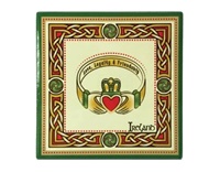 Image for Claddagh Ring Ceramic Coaster
