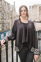 Image for Irish Linen and Silk Montrose Jacket, Coal