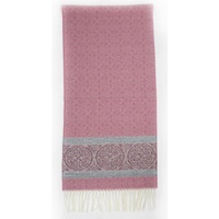 Image for Calzeat Celtic Border Jacquard Scarf, Ice Pink