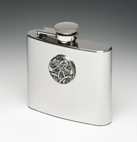 Image for Stainless Steel Flask with Pewter Design Collection, Celtic E