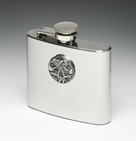 Stainless Steel Flask with Pewter Design Collection, Celtic E