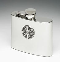 Image for Stainless Steel Flask with Pewter Design Collection, T4