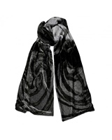 Image for Patrick Francis Celtic Swirl Double Velour Scarf, Grey