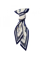 Image for Book Of Kells Crinkle Signature Scarf, Navy/Blue/Beige