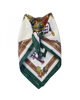 Image for Book of Kells Square Signature Scarf, Green/Red/Purple