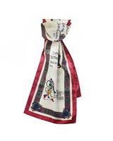 Image for Book of Kells Square Signature Scarf, Wine/Purple/Bottle Green