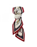 Book of Kells Crinkle Signature Scarf, Wine/Purple/Bottle Green