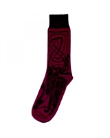 Image for Patrick Francis Celtic Socks, Burgundy/Black