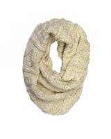 Image for Patrick Francis Chunky Aran Knit Snood, Cream