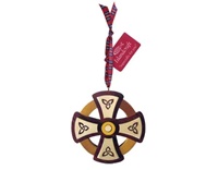 Image for Scottish Celtic Cross Round Hanging Ornament