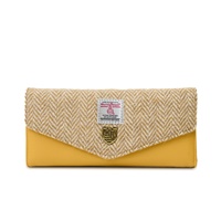 Image for Islander Large Clasp Purse with HARRIS TWEED - Cream Herringbone