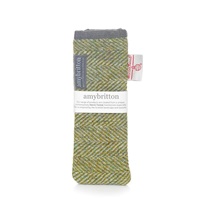 Image for Landscape Harris Tweed Slim Glasses Case, Grass Green