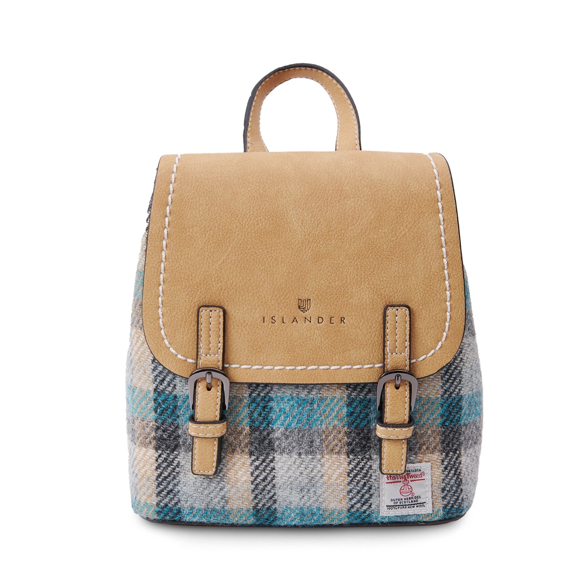 Islander Mini Jura Backpack with HARRIS TWEED Islander Tartan Irish