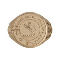 Image for 10K Yellow Ladies Scottish Family Crest Ring, Solid