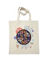 Image for Book Of Kells Natural Celtic Swirl Tote Bag